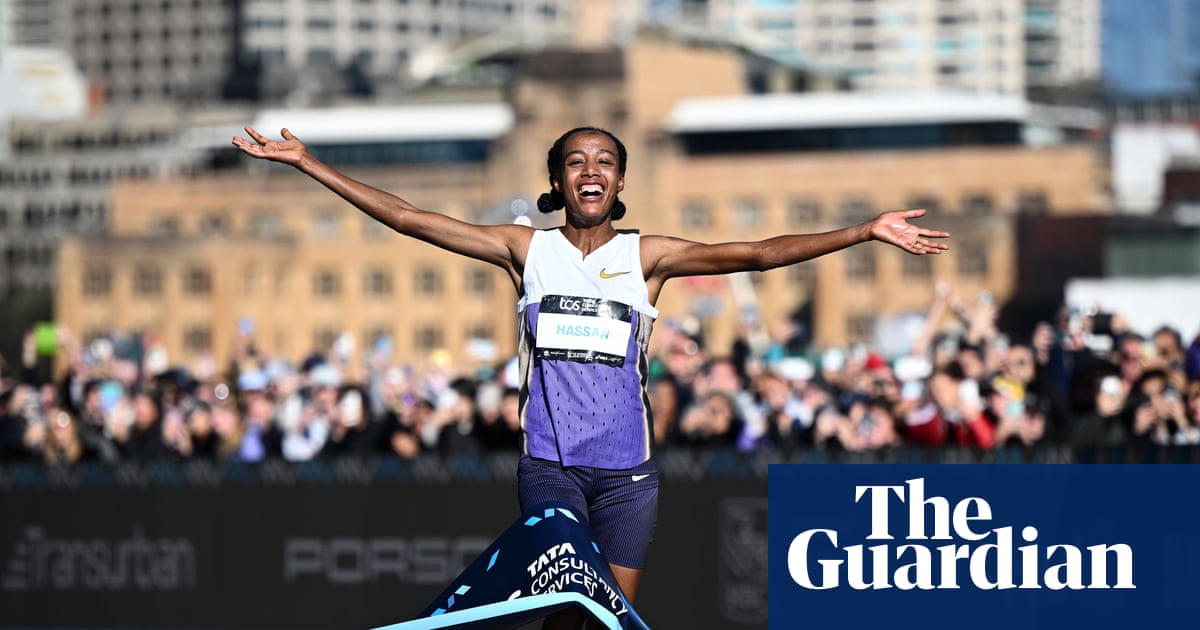 Records fall as Sifan Hassan and Hailemaryam Kiros win Sydney marathon