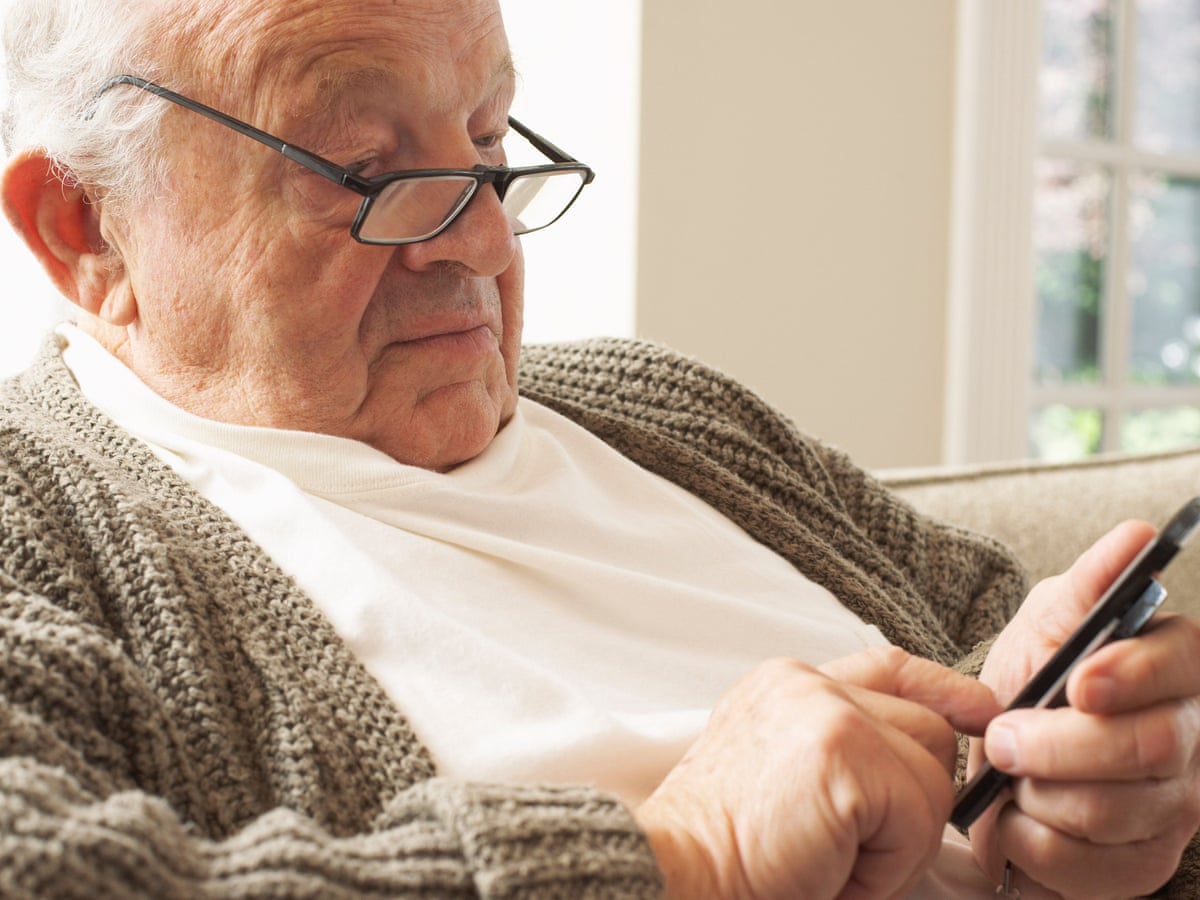 Admit It Older People You Are Addicted To Your Phones Too