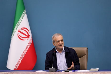 Iranian President Masoud Pezeshkian.