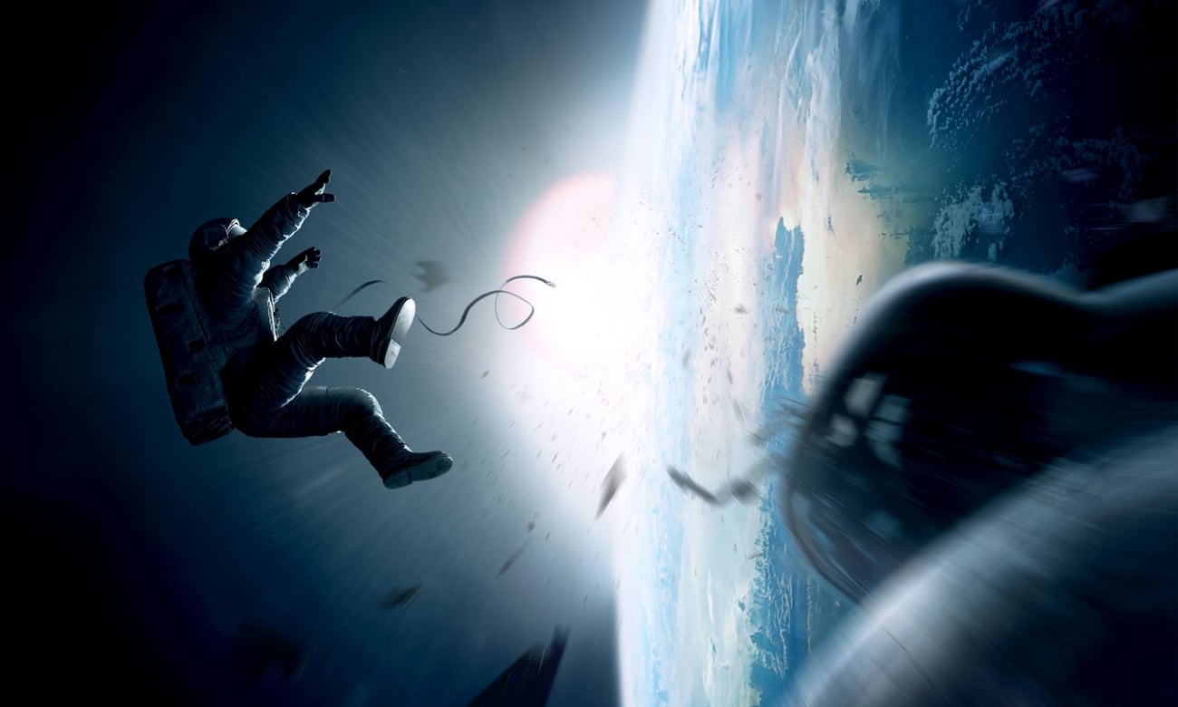 A still from the film Gravity