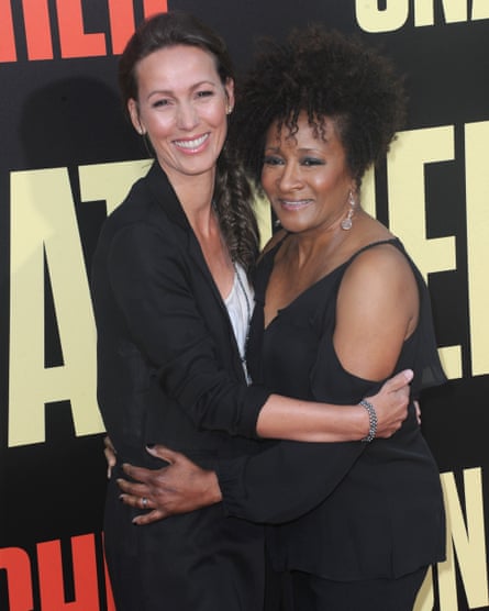 Sykes with her wife Alex , 2017.