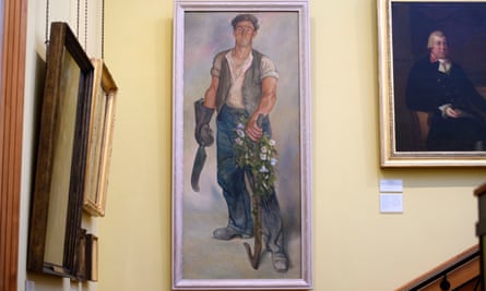 A portrait of the hedger and ditcher William Lloyd now hangs where Picton’s portrait used to be