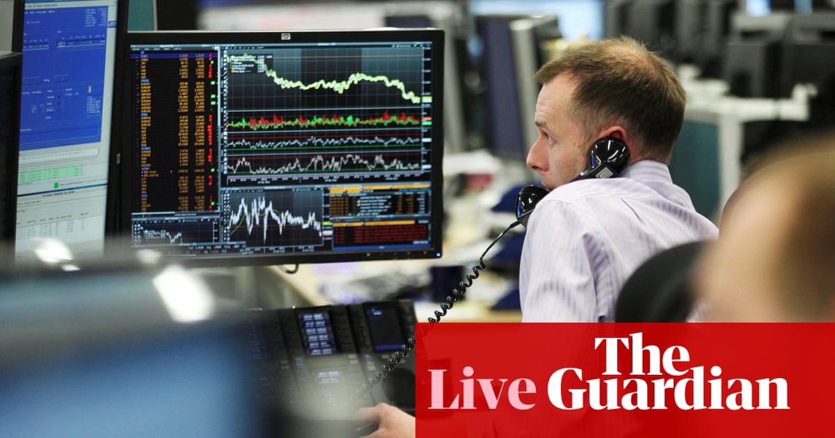 UK’s FTSE 100 share index closes at record high as AstraZeneca becomes London’s biggest stock again – as it happened