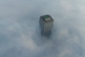 Heavy fog in Lianyungang, China