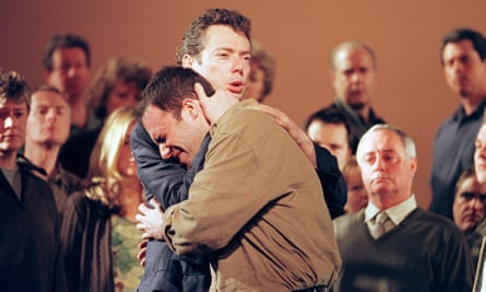 Mark Padmore and Leigh Melrose in the St John Passion in 2000.