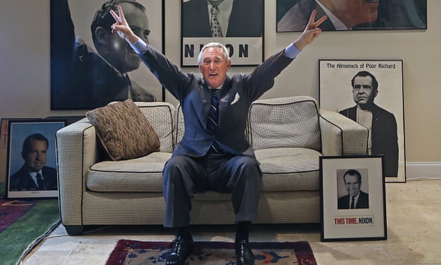 Roger Stone, pictured at his office in Fort Lauderdale, Florida.