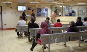 Patients at the A and E department of London’s Royal Free Hospital, which has partnered with Deepmind Health.