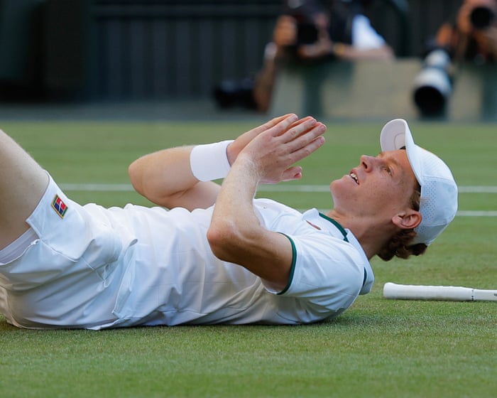 ‘This one means a lot’: Sinner savours Wimbledon win after French Open disappointment