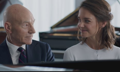 Hitting all the wrong notes … Patrick Stewart and Katie Holmes in Life With Music.