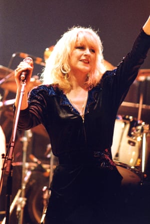 Christine McVie of Fleetwood Mac performs on stage at Wembley Arena in 1988