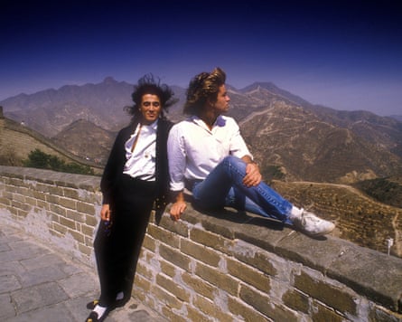 Andrew Ridgeley and George Michael in the new documentary Wham! 10 Days in China.