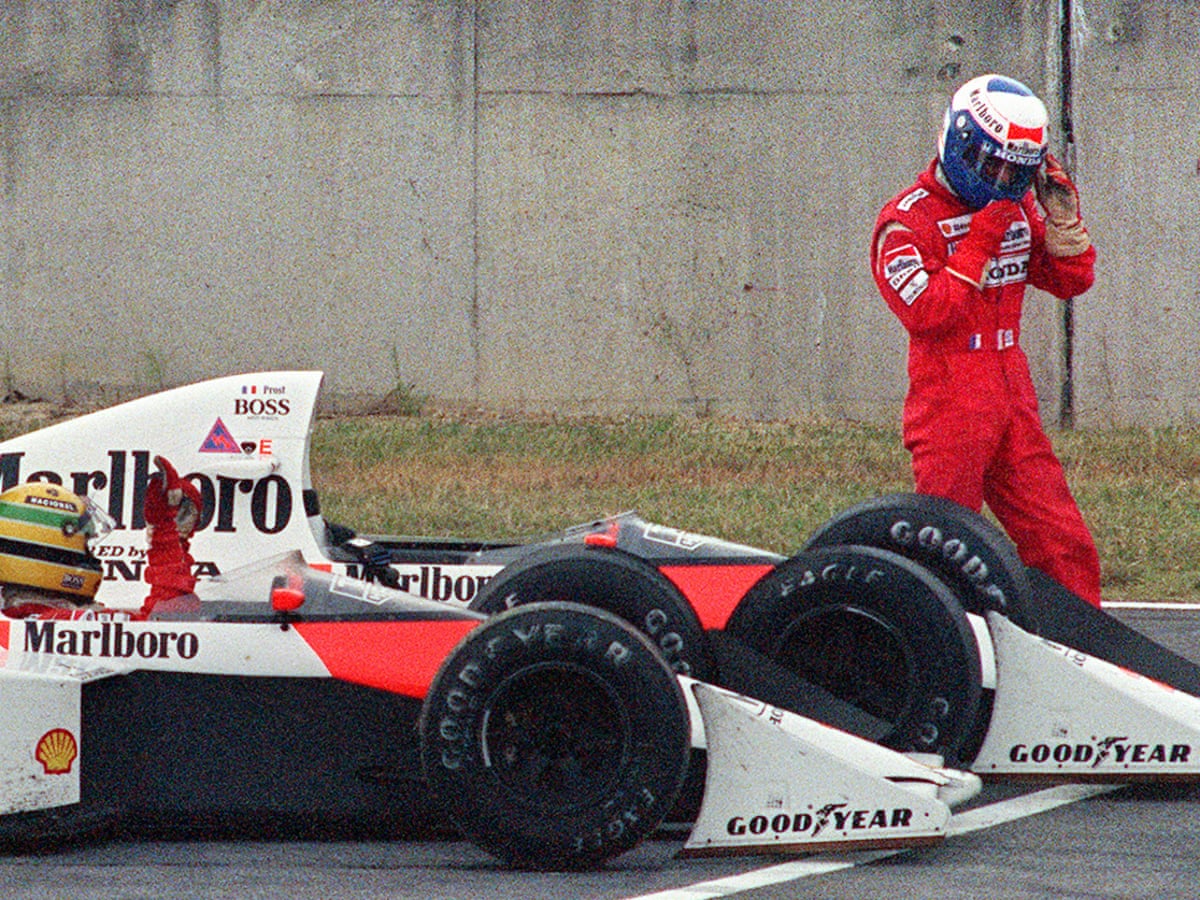 Senna v Prost at Suzuka, an emotional home run and injury-time drama | Sport | The Guardian