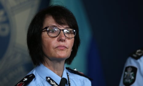 Deputy police commissioner Tracy Linford addresses the media during a press conference in Brisbane, Friday, December 18, 2020. 
