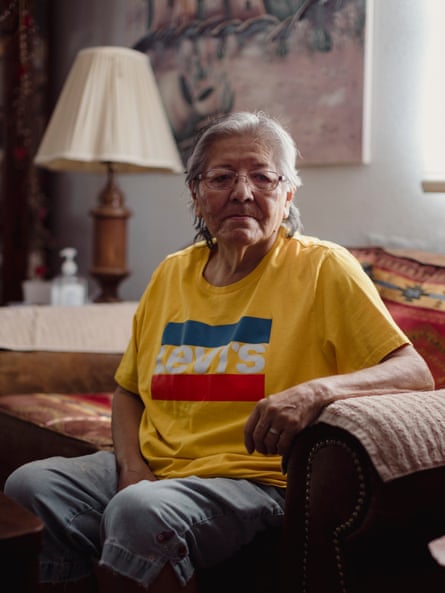 Lena Cason inside her home in Farmington, New Mexico, on 1 August 2023.