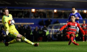 Tom Ince, right, scored in extra-time to cap Huddersfield Town’s win. Tom Ince, right, scored in extra-time to cap Huddersfield Town’s win.