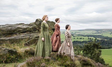 Charlie Murphy, Chloe Pirrie and Finn Atkins as Anne, Emily and Charlotte Brontë