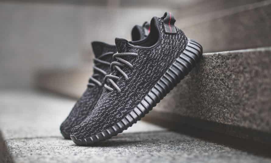 Adidas Yeezy Boost 350 trainers, from the Kanye West range.