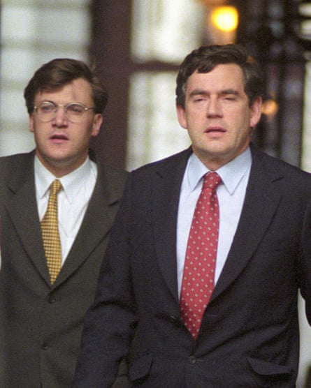 Chancellor Gordon Brown with Ed Balls, then his advisor, in 1997.