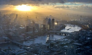 London, UK ‘Taken from the viewing gallery at top of 22 Bishopsgate as the sun set over the city.’