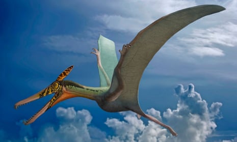 Artist’s impression of Ludodactylus sibbicki, a pterosaur.
