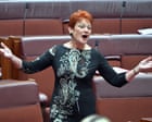 Australia politics live: Pauline Hanson to face censure motion over Muslim comments; Marles ‘concerned but confident’ about troops in Middle East