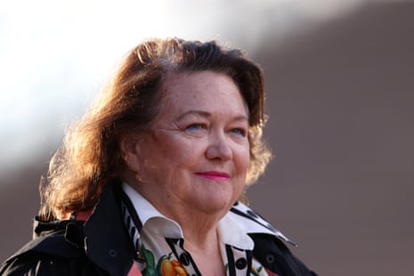 Mining billionaire Gina Rinehart