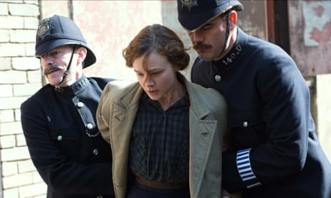 Carey Mulligan as the fictional laundress Maud Watts in Suffragette.