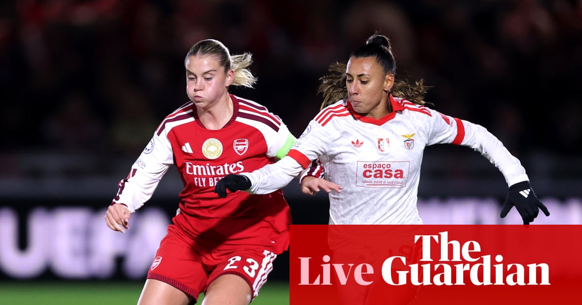 Arsenal v Benfica: Women’s Champions League – live