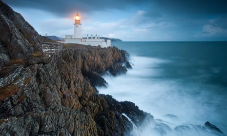 Imprisoned by the sea … Douglas Head Lighthouse on the Isle of Man, which inspired Gilbert’s Neverness. Photograph: Alamy