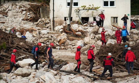 Flash floods and landslides hit parts of Bosnia, killing at least 16 | Bosnia and Herzegovina | The Guardian