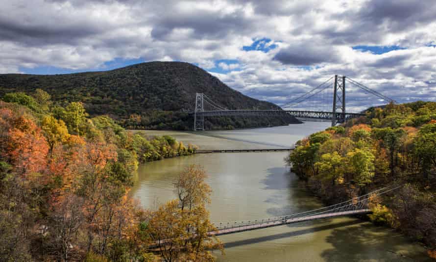 The Popolopen creek feeds into the Hudson river at Bear Mountain, 50 miles north of New York City.