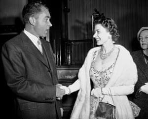 The Queen and Richard Nixon, then vice-president, in Washington DC on 20 October 1957