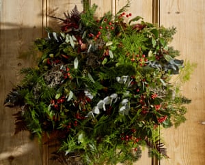 Christmas wreath from Rocco Flowers.