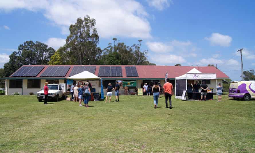 Davis’s pocket-sized mushroom farm, a repurposed lawn bowls club.