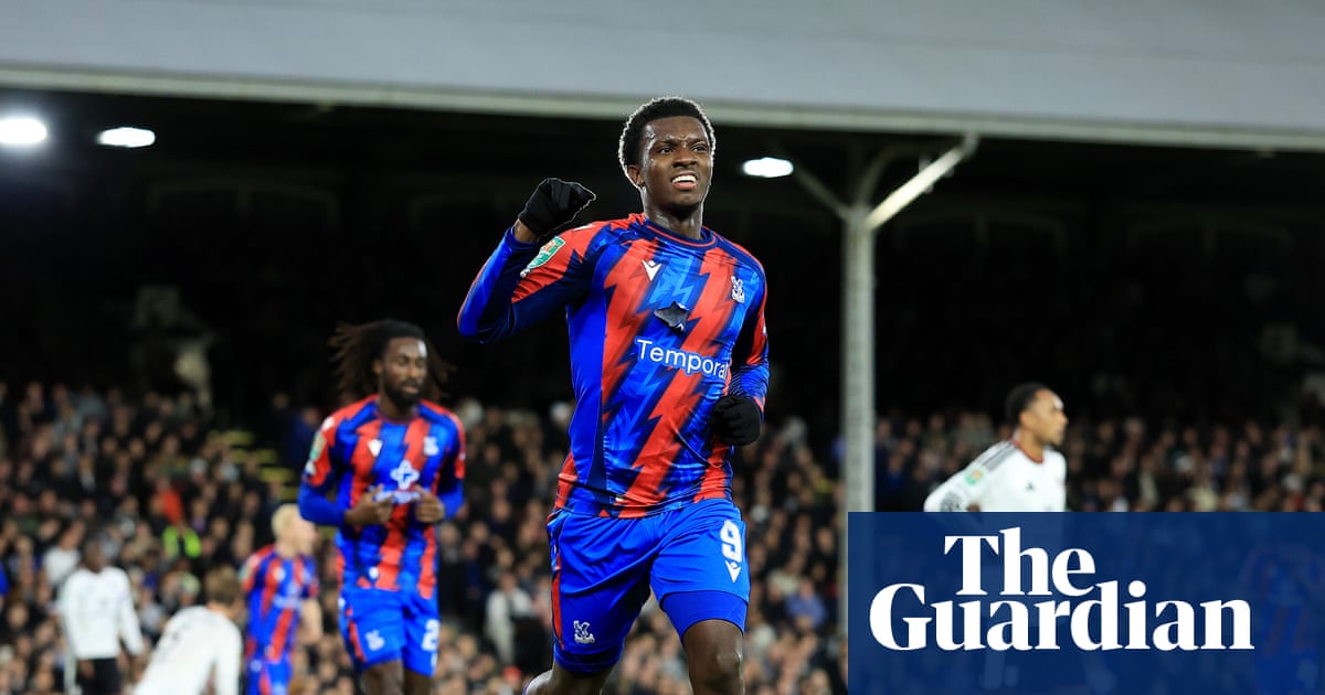Nketiah takes Crystal Palace past Fulham and earns Sage breathing space