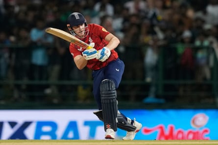 Harry Brook’s quickfire 36 helped turn the revised run chase England’s way.