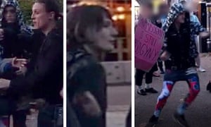 Photos of three suspects