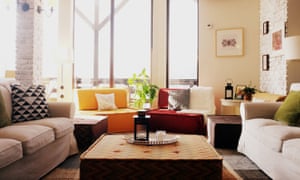 Living room at the Akasha Wellness Retreat, Romania.