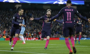 Lionel Messi, seen here against Manchester City in 2016, would be a huge draw on and off the pitch.