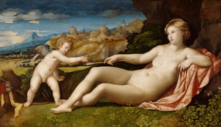 Venus and Cupid, by Palma il Vecchio