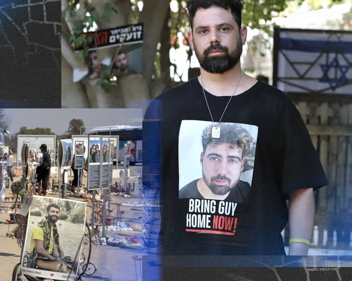 ‘I hear him screaming’: brother of Israeli hostage describes agonising two years