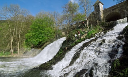 The river Amblève and the waterfalls at Coo.