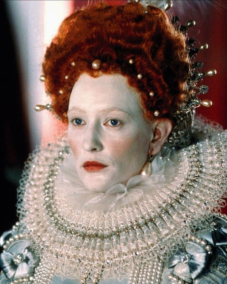 Blanchett in Elizabeth, 1998.