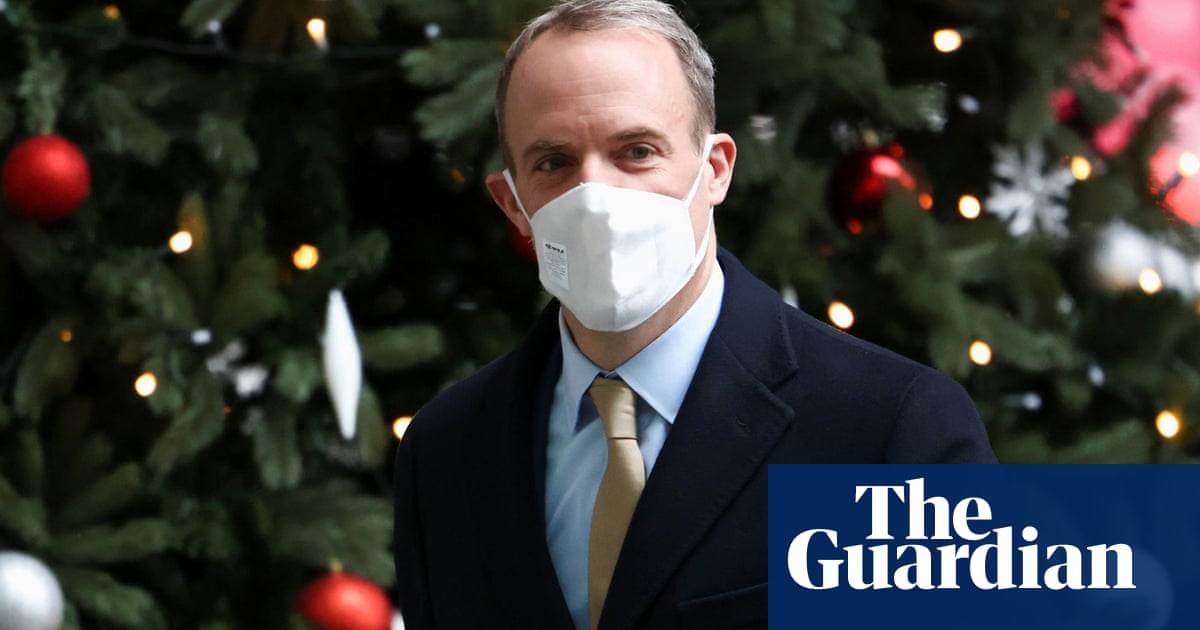 Raab says ‘formal party’ in No 10 last Christmas would have broken rules