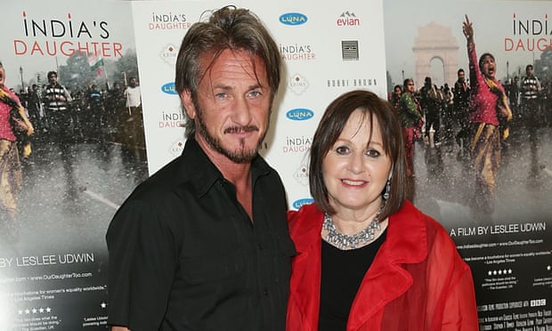 Sean Penn and Leslee Udwin at the screening of India’s Daughter in Los Angeles. 