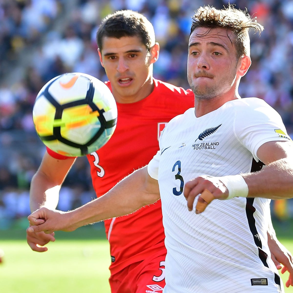 New Zealand And Peru Battle To 0 0 Draw In World Cup Playoff Football The Guardian