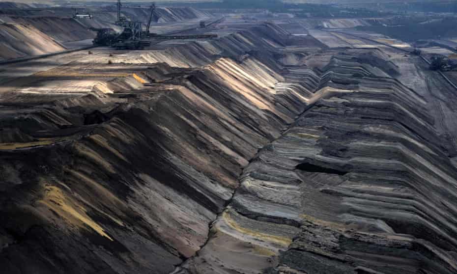 The Garzweiler lignite open-cast mine, western Germany.