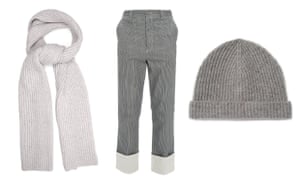 Get the Fisherman look: Scarf, £1,367 Baja East at ; wader trousers, £595, Loewe at ; Chunky fisherman-knit cashmere scarf £2,279 Fisherman Beanie, Asos, £22.00