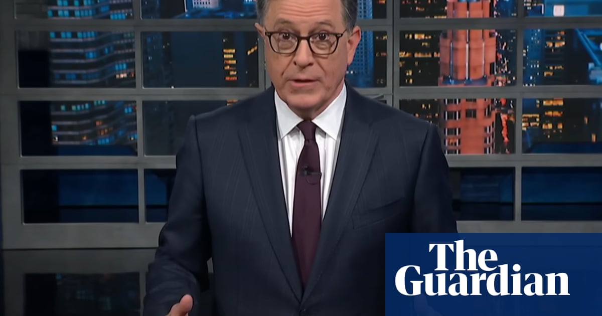 Stephen Colbert on Trump v Musk: Like Real Housewives on the girls' trip'