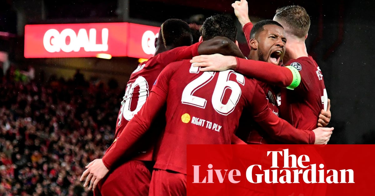 Liverpool v Atlético Madrid: Champions League last 16 second leg – live!